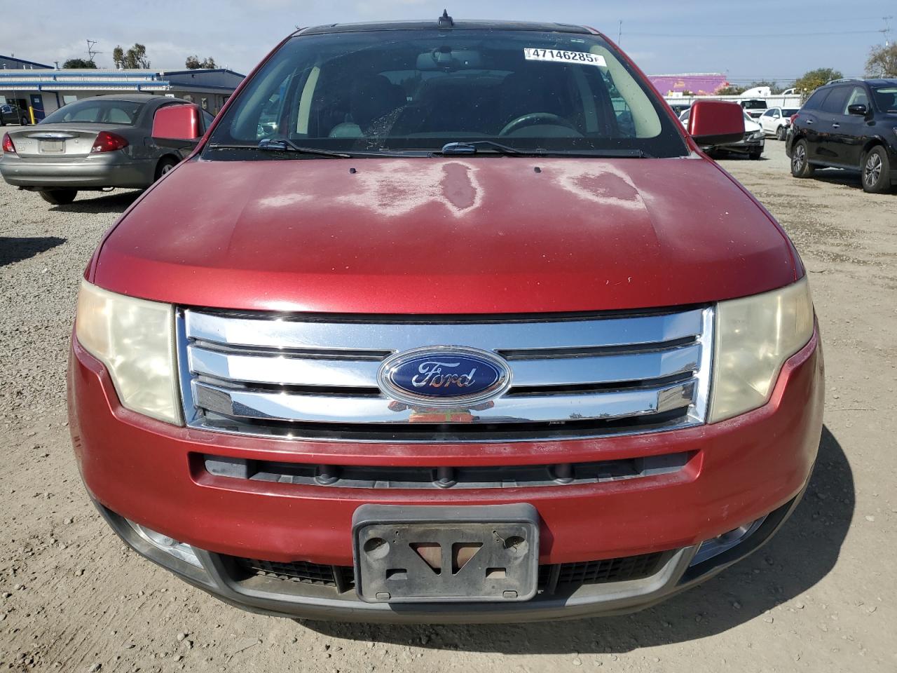 2007 Ford Edge VIN 2FMDK39C27BA93232 Copart auction photo, side / front end damage thumbnail 5