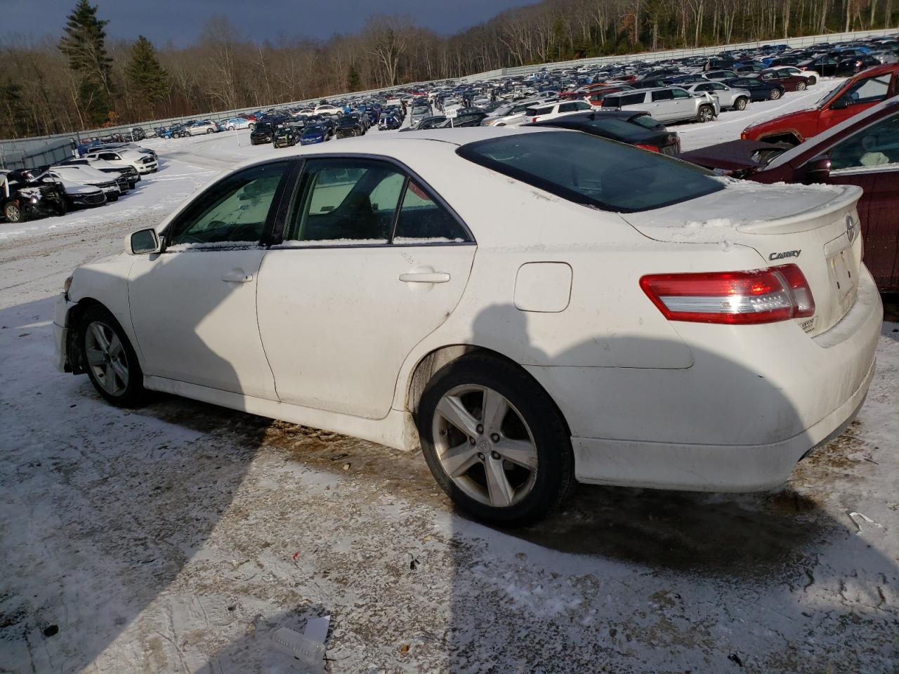 2011 Toyota Camry VIN 4T1BF3EK5BU736278 Copart auction photo, front end / side damage thumbnail 2