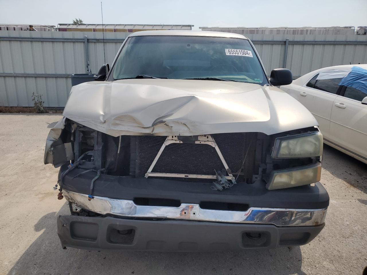 2003 Chevrolet Silverado VIN 1GCEK14V23Z186300 Copart auction photo, front end damage thumbnail 5