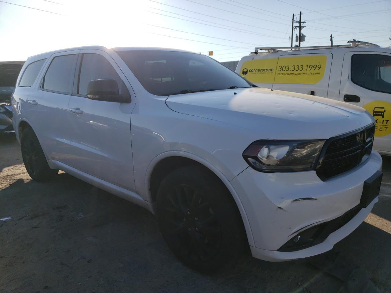 2015 Dodge Durango VIN 1C4SDJCT9FC917230 Copart auction photo, hail / front end damage thumbnail 4