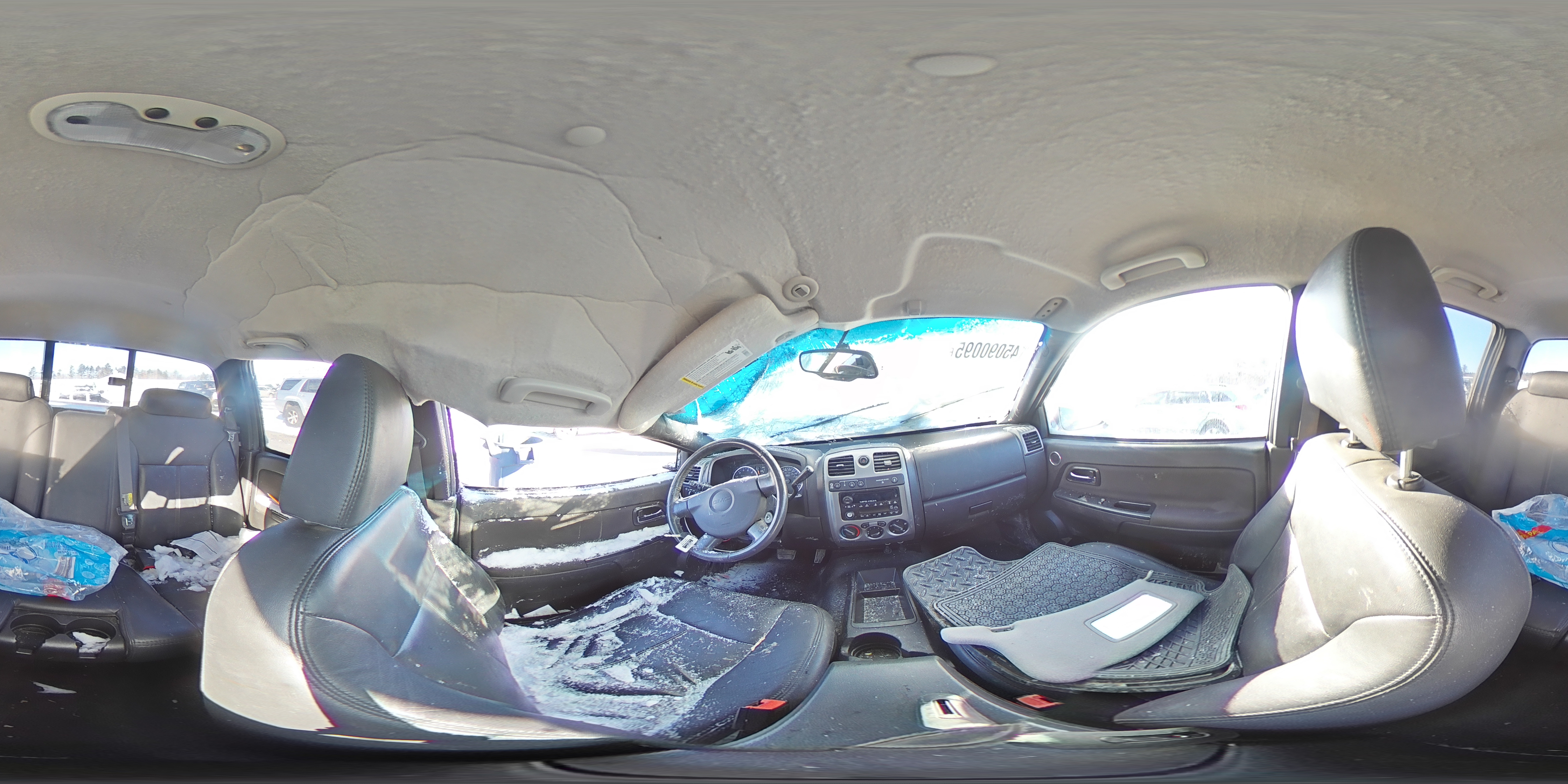 2012 GMC Canyon VIN 1GTH6NFE2C8117313 Copart auction photo, rollover damage thumbnail 13