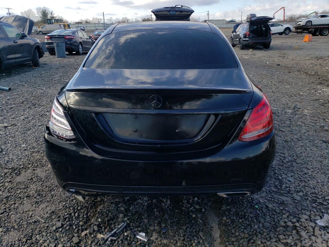 2016 Mercedes-Benz C-klasse VIN WDDWF4KB2GR143087 Copart auction photo, front end / rear end damage thumbnail 6