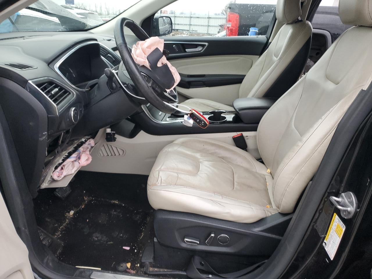2015 Ford Edge VIN 2FMTK4K94FBB30666 Copart auction photo, front end damage thumbnail 7