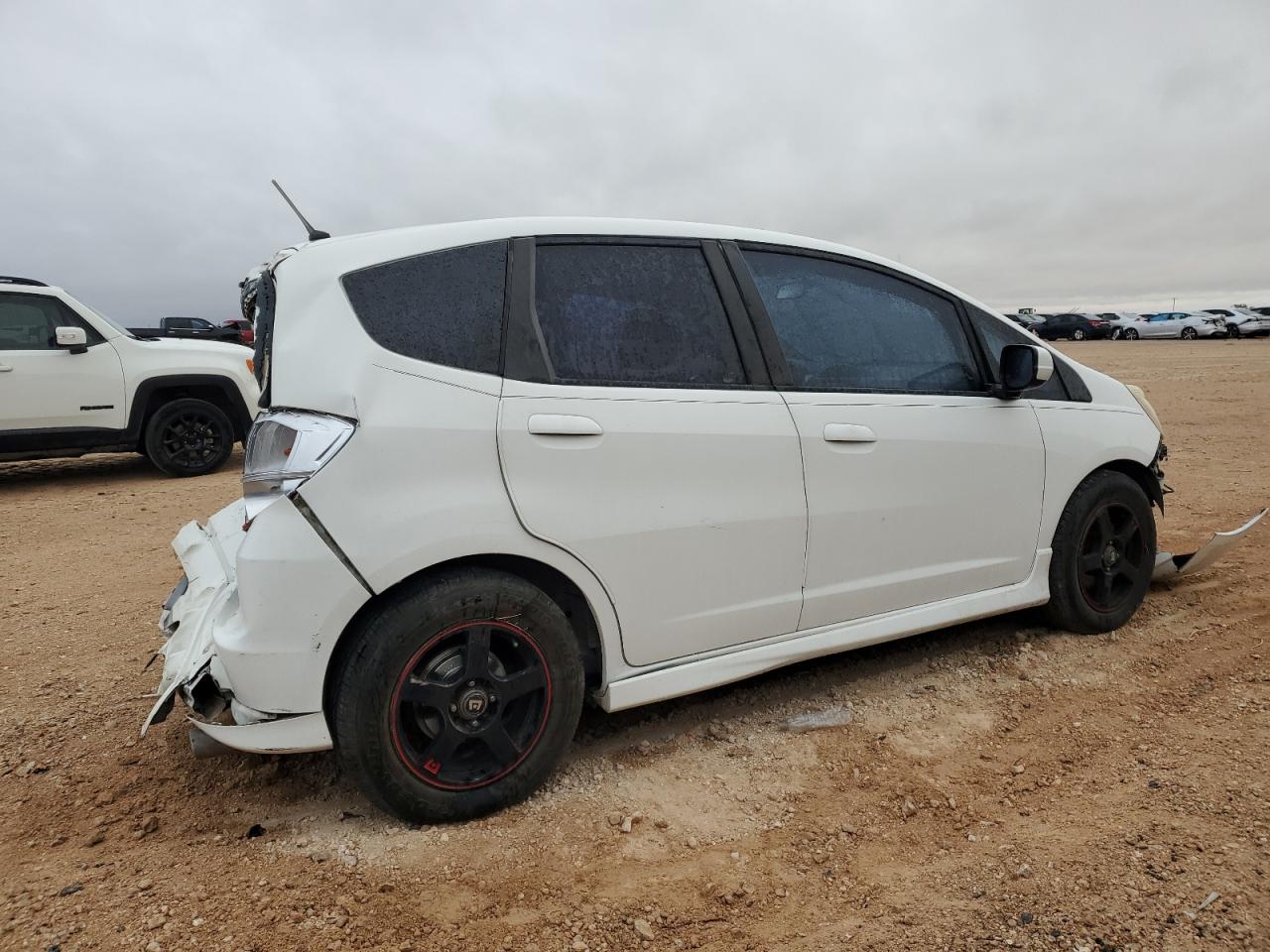 2011 Honda Fit VIN JHMGE8H56BC010787 Copart auction photo, rear end / all over damage thumbnail 3