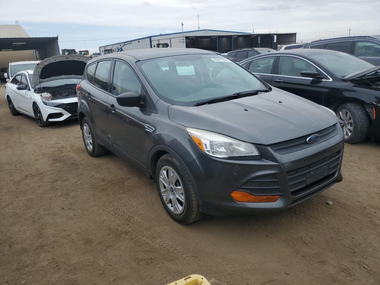 2015 Ford Escape VIN 1FMCU0F7XFUC00399 Copart auction photo, side damage thumbnail 4