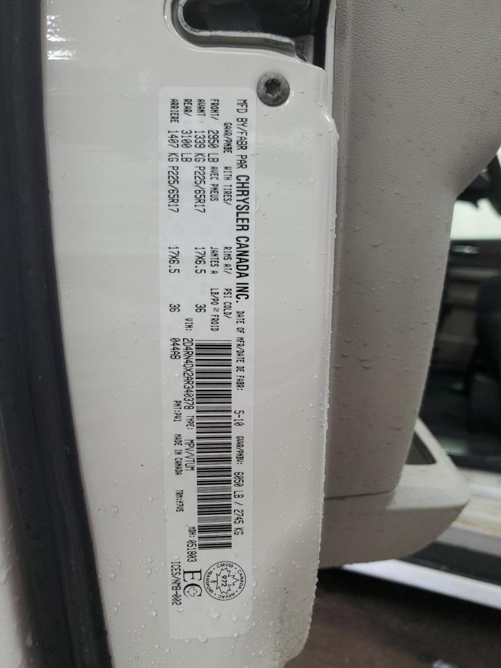 2010 Dodge Caravan VIN 2D4RN4DX2AR340378 Copart auction photo, front end / minor dent/scratches damage thumbnail 14