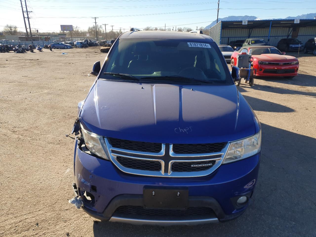 2012 Dodge Journey VIN 3C4PDDDG0CT224586 Copart auction photo, front end damage thumbnail 5