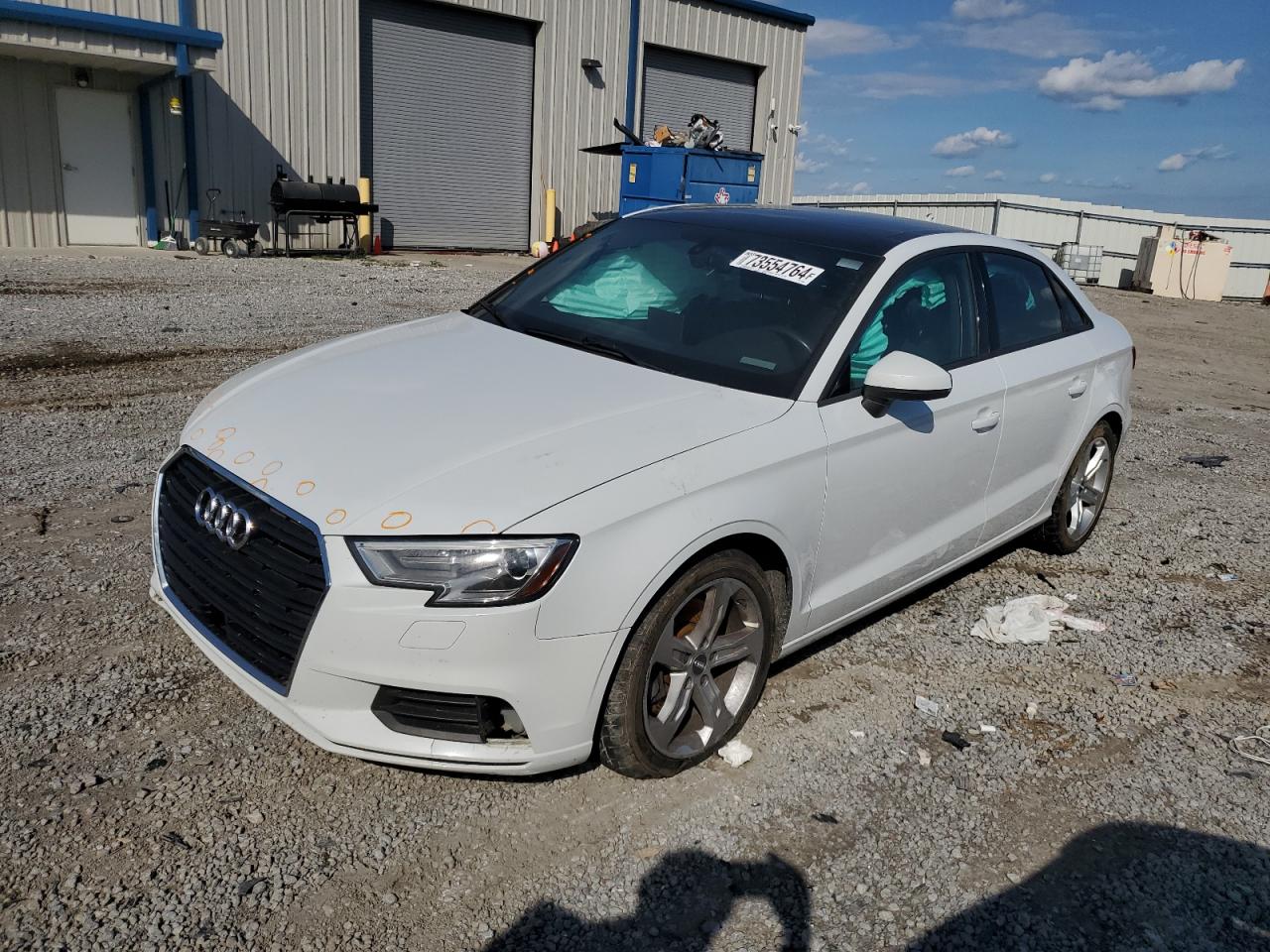 2018 Audi A3 VIN WAUAUHFF1J1019202