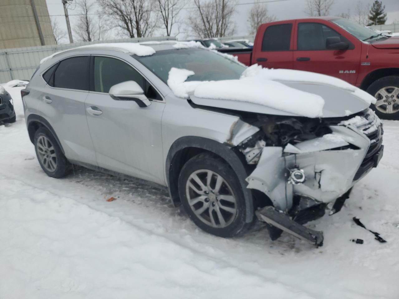 2016 Lexus NX VIN JTJBARBZ4G2069114 Copart auction photo, front end damage thumbnail 4