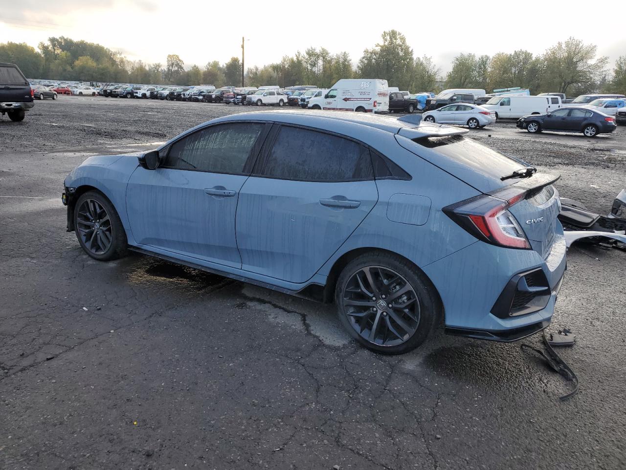 2020 Honda Civic VIN SHHFK7H46LU414473 Copart auction photo, front end / side damage thumbnail 2