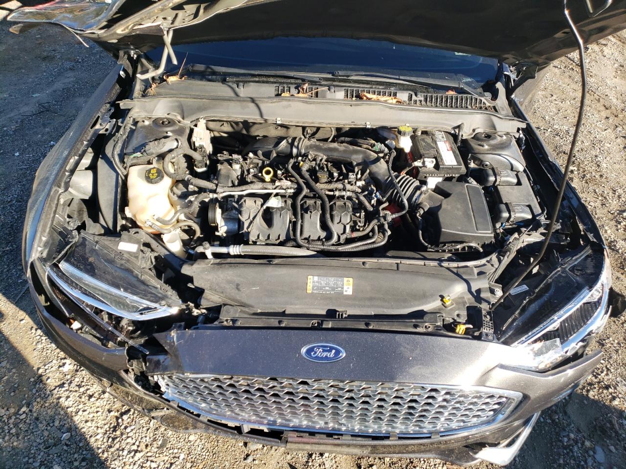 2019 Ford Fusion VIN 3FA6P0D9XKR187271 Copart auction photo, all over / undercarriage damage thumbnail 12