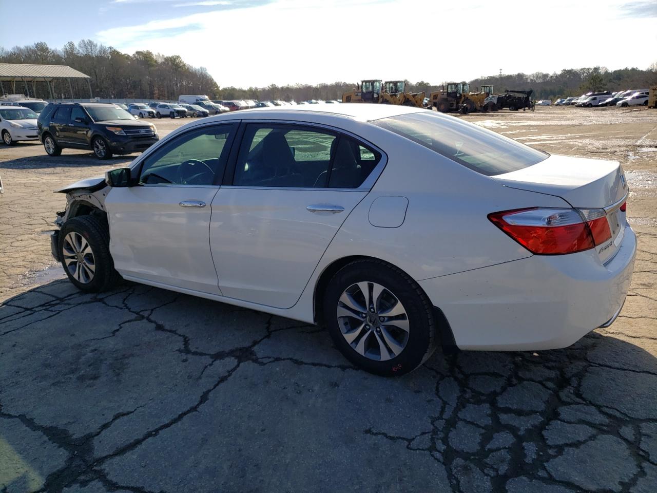2013 Honda Accord VIN 1HGCR2F35DA200132 Copart auction photo, front end / side damage thumbnail 2