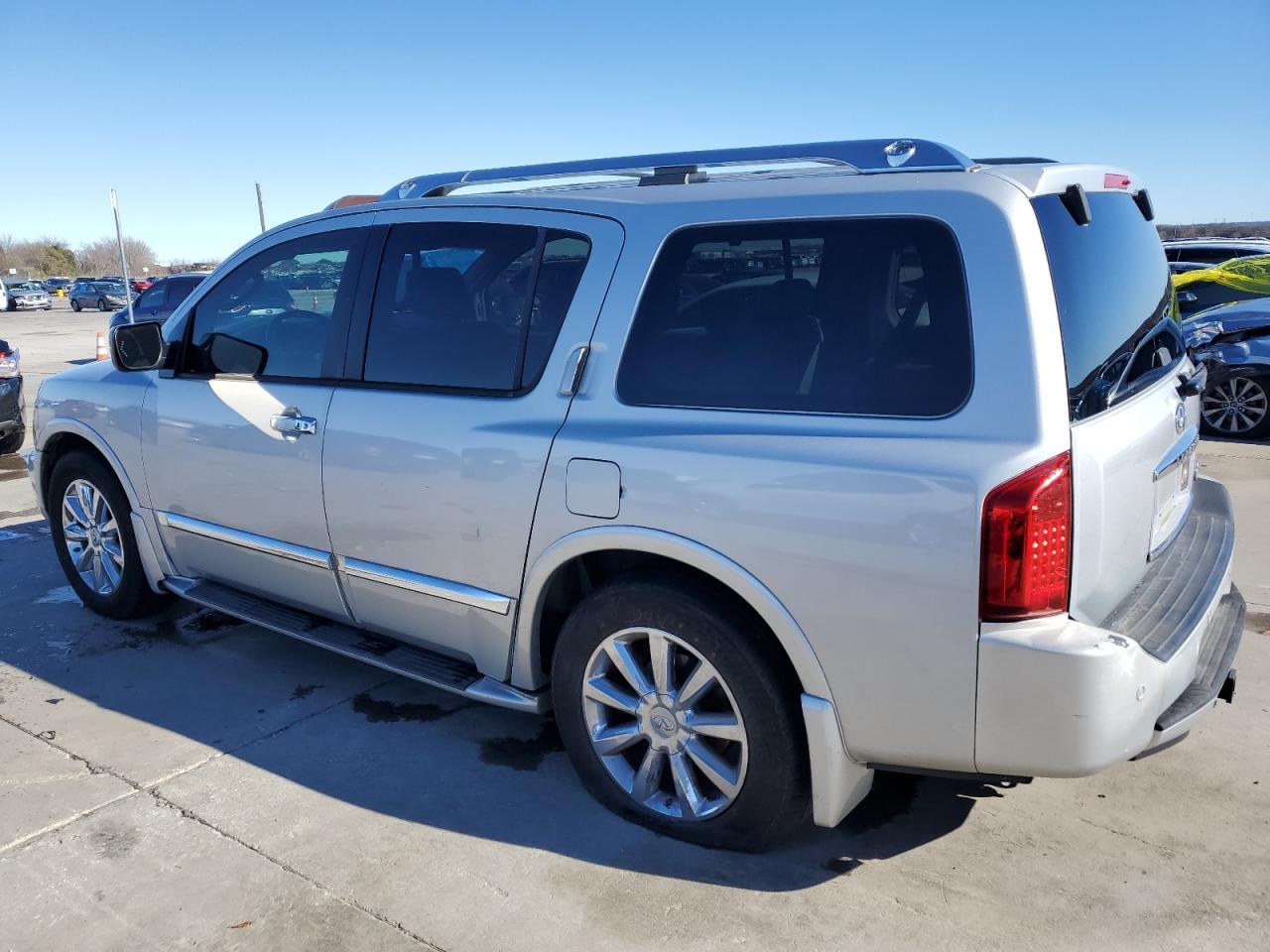 2008 Infiniti QX56 VIN 5N3AA08D48N902838 Copart auction photo, water/flood / side damage thumbnail 2