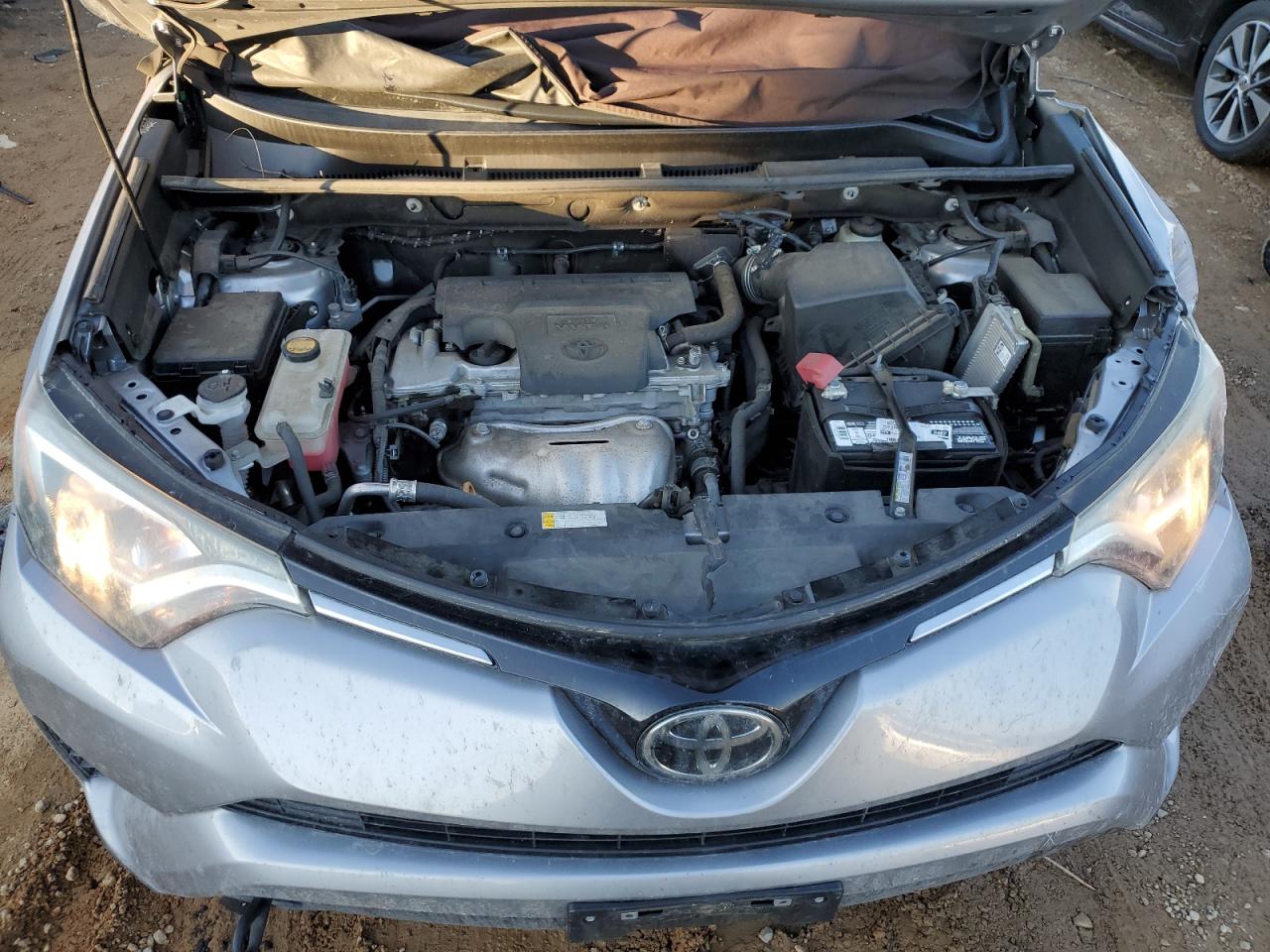 2017 Toyota RAV 4 VIN 2T3BFREVXHW687303 Copart auction photo, all over damage thumbnail 12