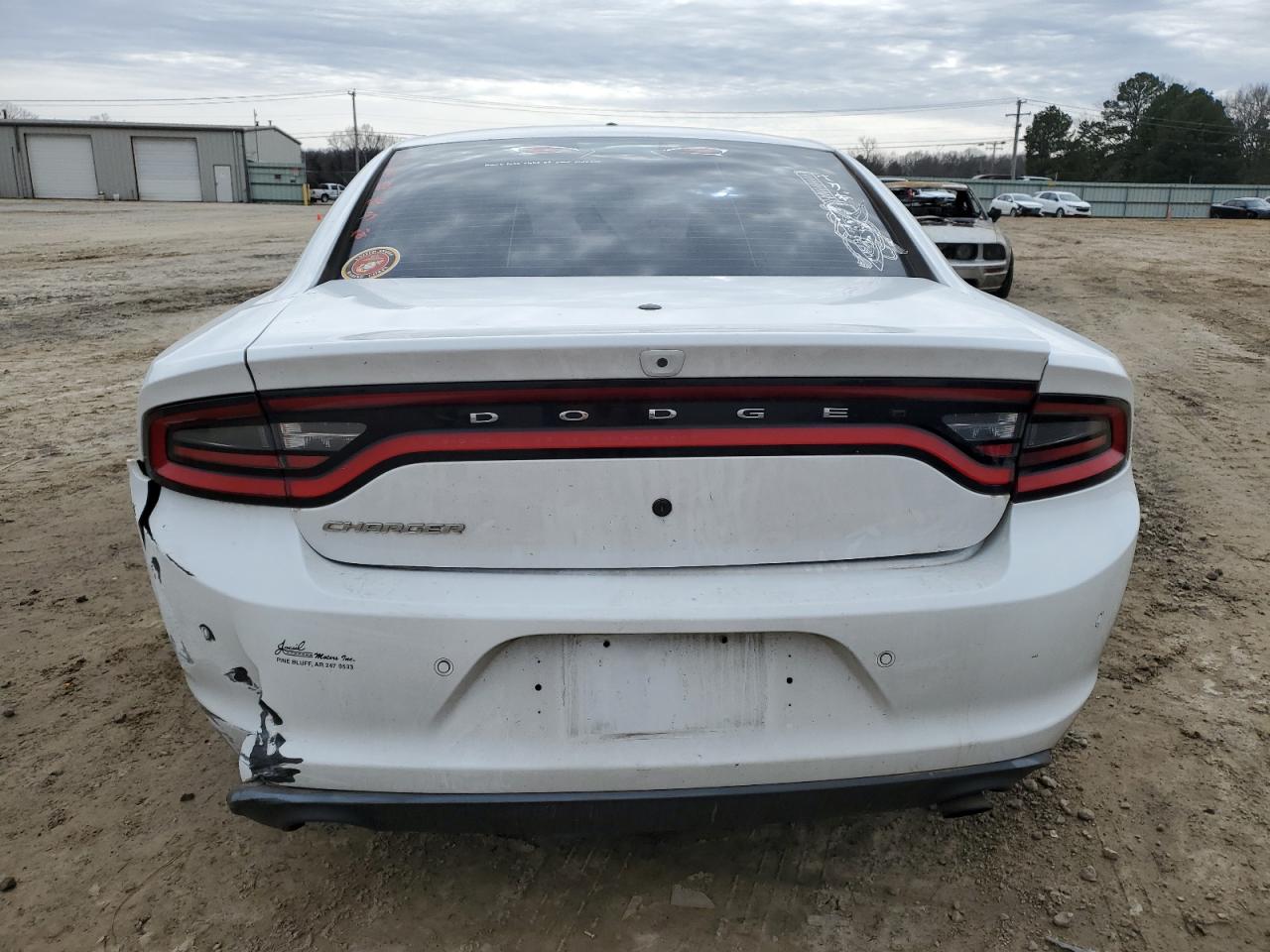 2016 Dodge Charger VIN 2C3CDXAT4GH218990 Copart auction photo, front end / rear end damage thumbnail 6