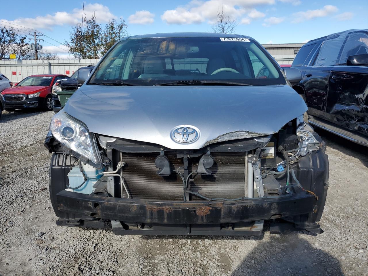 2012 Toyota Sienna VIN 5TDKK3DC5CS232023 Copart auction photo, front end damage thumbnail 5