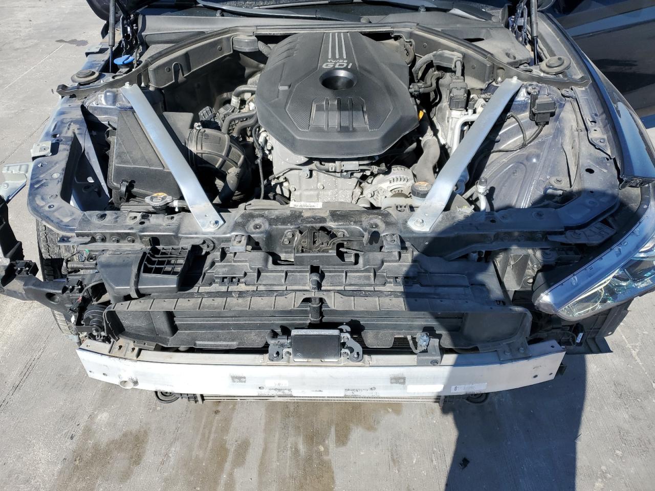 2020 Genesis G70 VIN KMTG34LA5LU053373 Copart auction photo, front end / rear end damage thumbnail 11