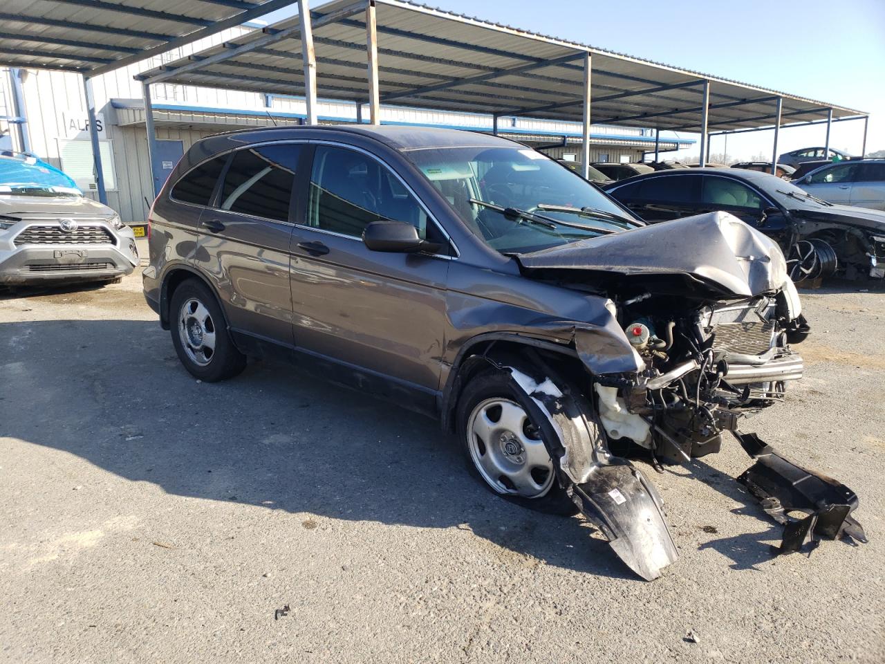 2010 Honda CR-V VIN 5J6RE3H35AL018187 Copart auction photo, front end damage thumbnail 4