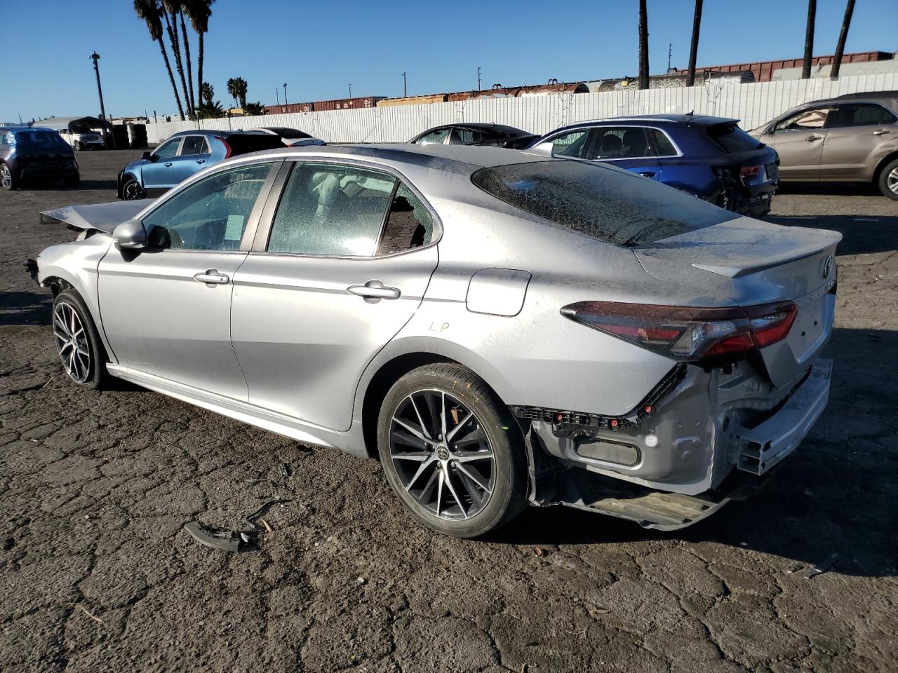 2022 Toyota Camry VIN 4T1G11AK9NU667341 Copart auction photo, all over damage thumbnail 2