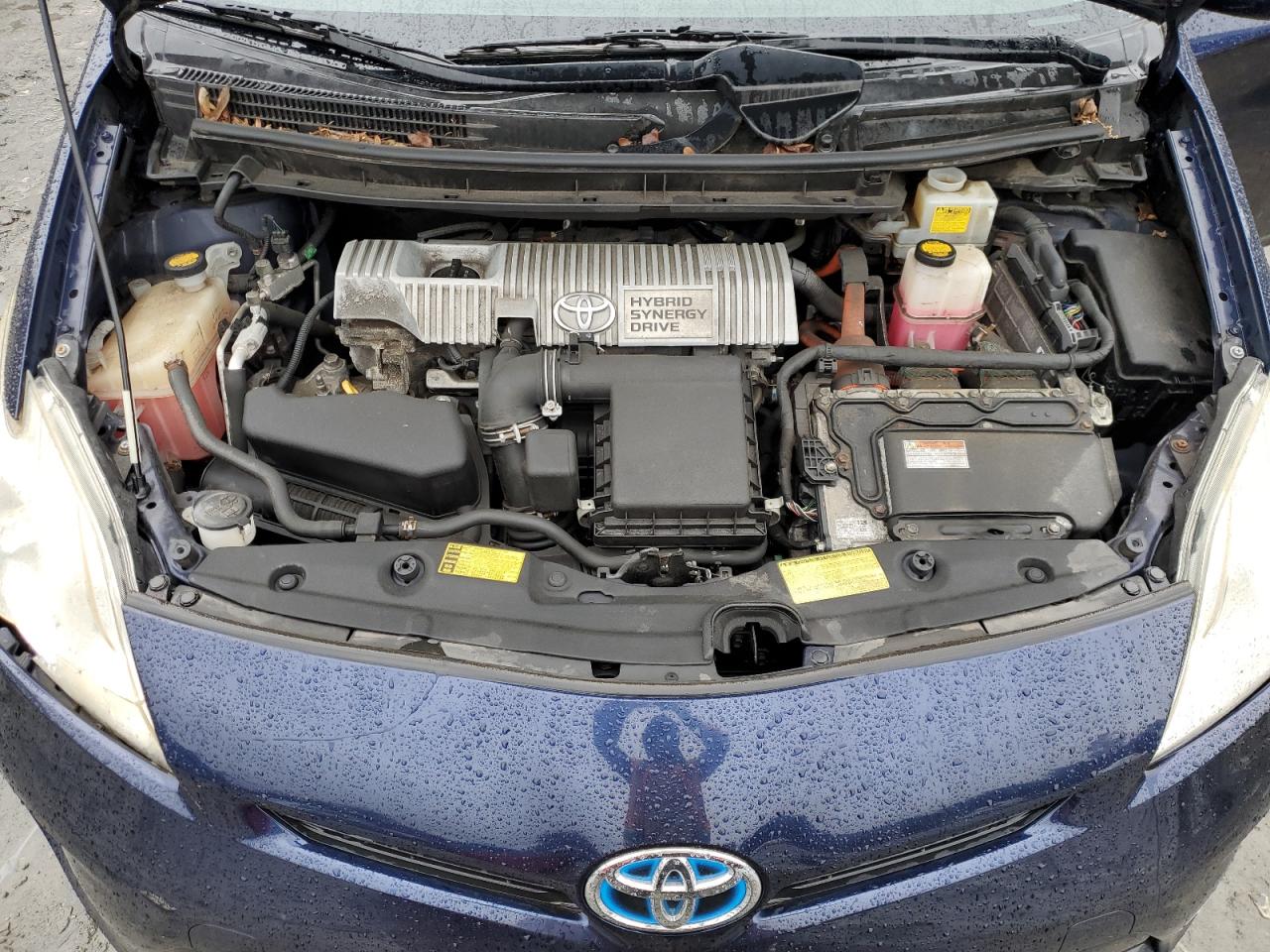2013 Toyota Prius VIN JTDKN3DUXD0351724 Copart auction photo, front end / mechanical damage thumbnail 11