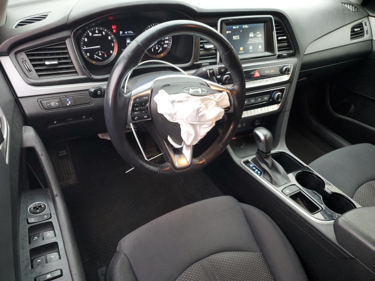 2018 Hyundai Sonata VIN 5NPE24AF7JH712200 Copart auction photo, front end / side damage thumbnail 8