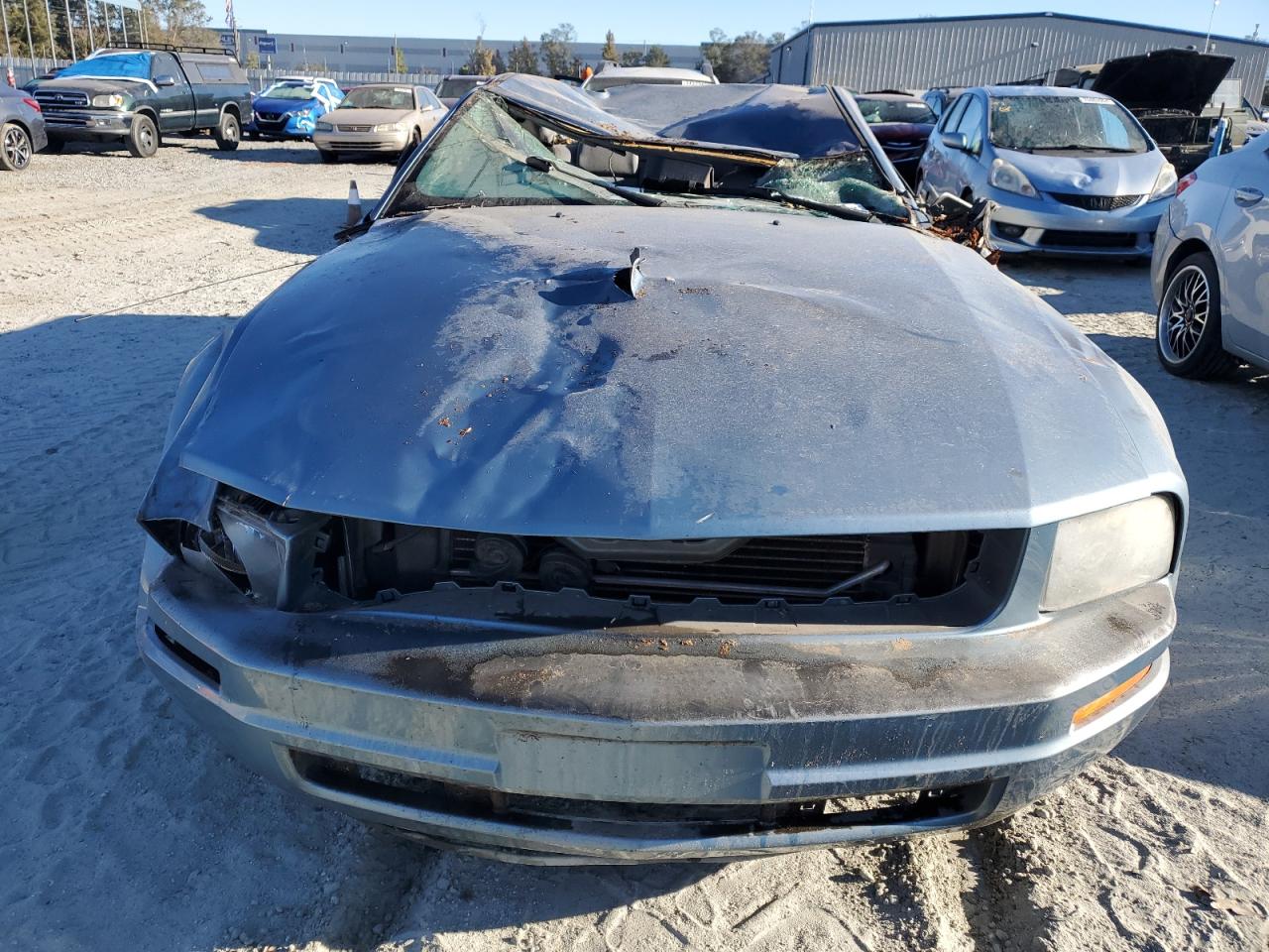 2008 Ford Mustang VIN 1ZVHT80N785113203 Copart auction photo, all over damage thumbnail 5