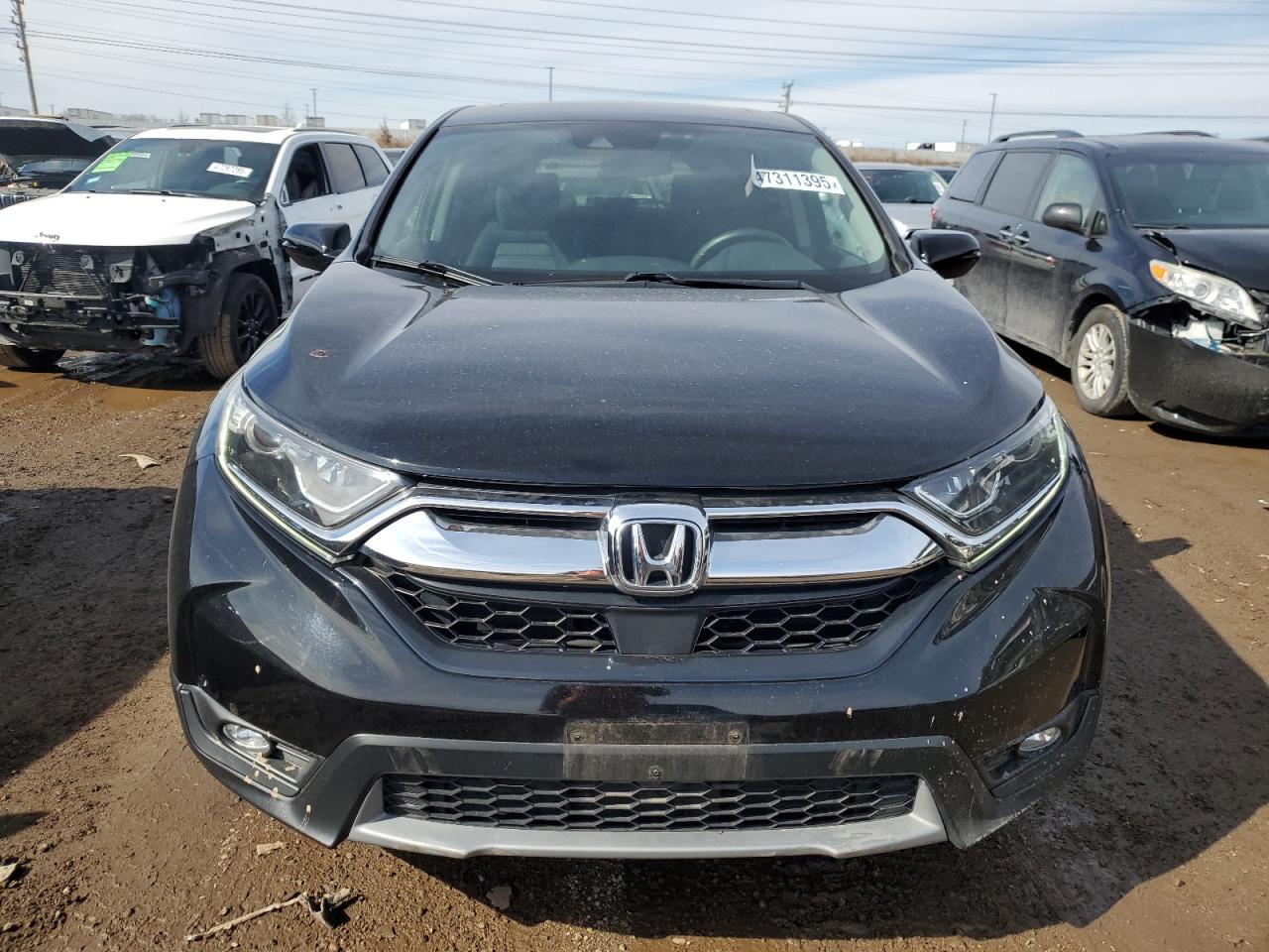 2019 Honda CR-V VIN 7FARW2H57KE034916 Copart auction photo, side damage thumbnail 5
