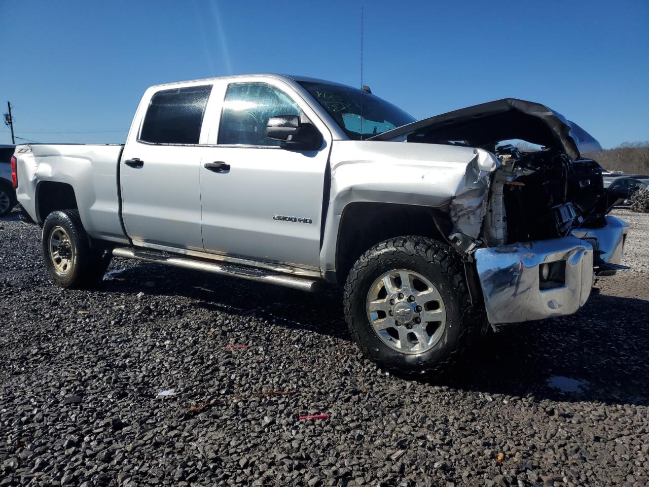 2015 Chevrolet Silverado VIN 1GC1KVEG7FF133345 Copart auction photo, front end / rear end damage thumbnail 4