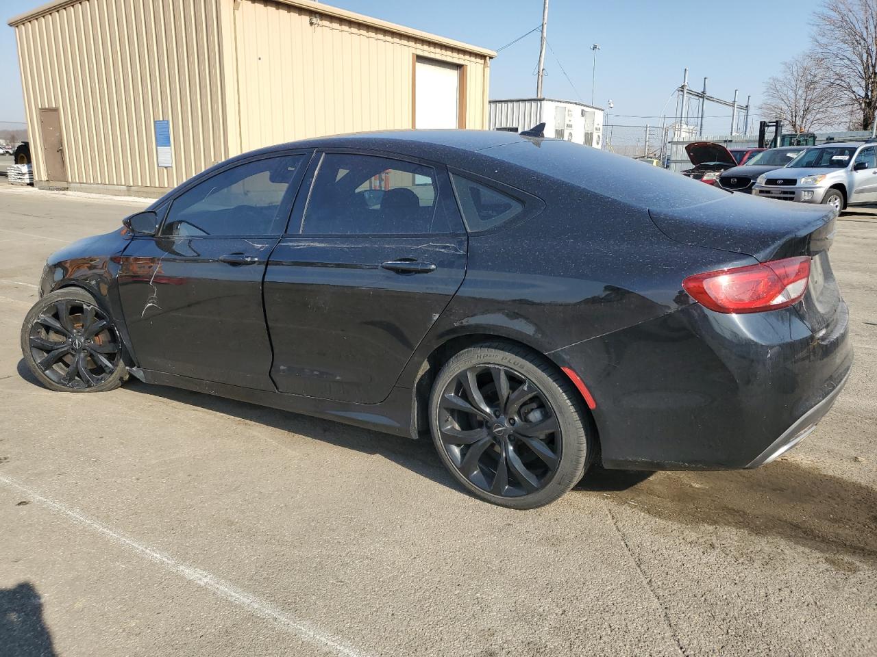 2015 Chrysler 200 VIN 1C3CCCDGXFN615734 Copart auction photo, front end / side damage thumbnail 2