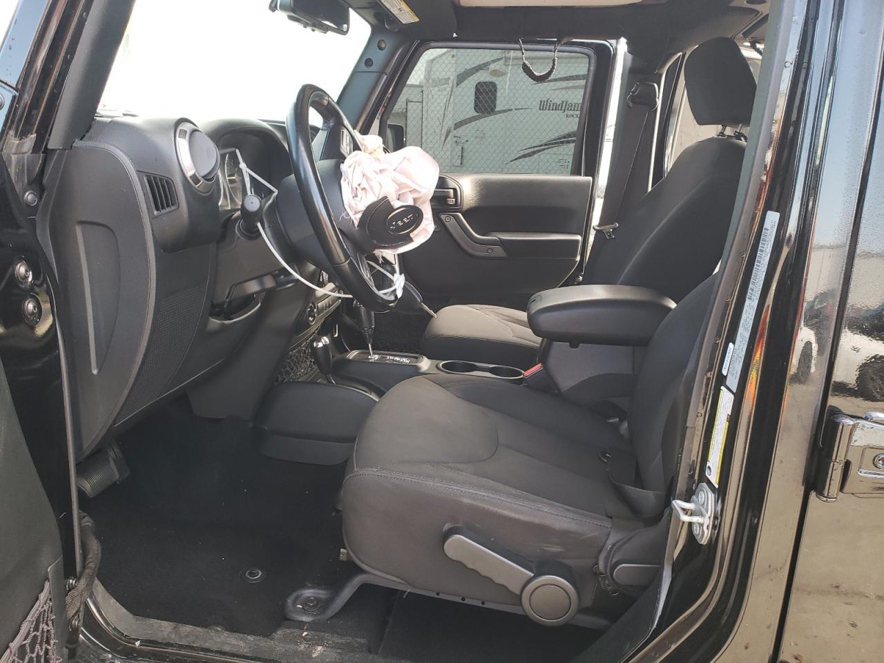 2017 Jeep Wrangler VIN 1C4BJWDG7HL714055 Copart auction photo, front end damage thumbnail 7