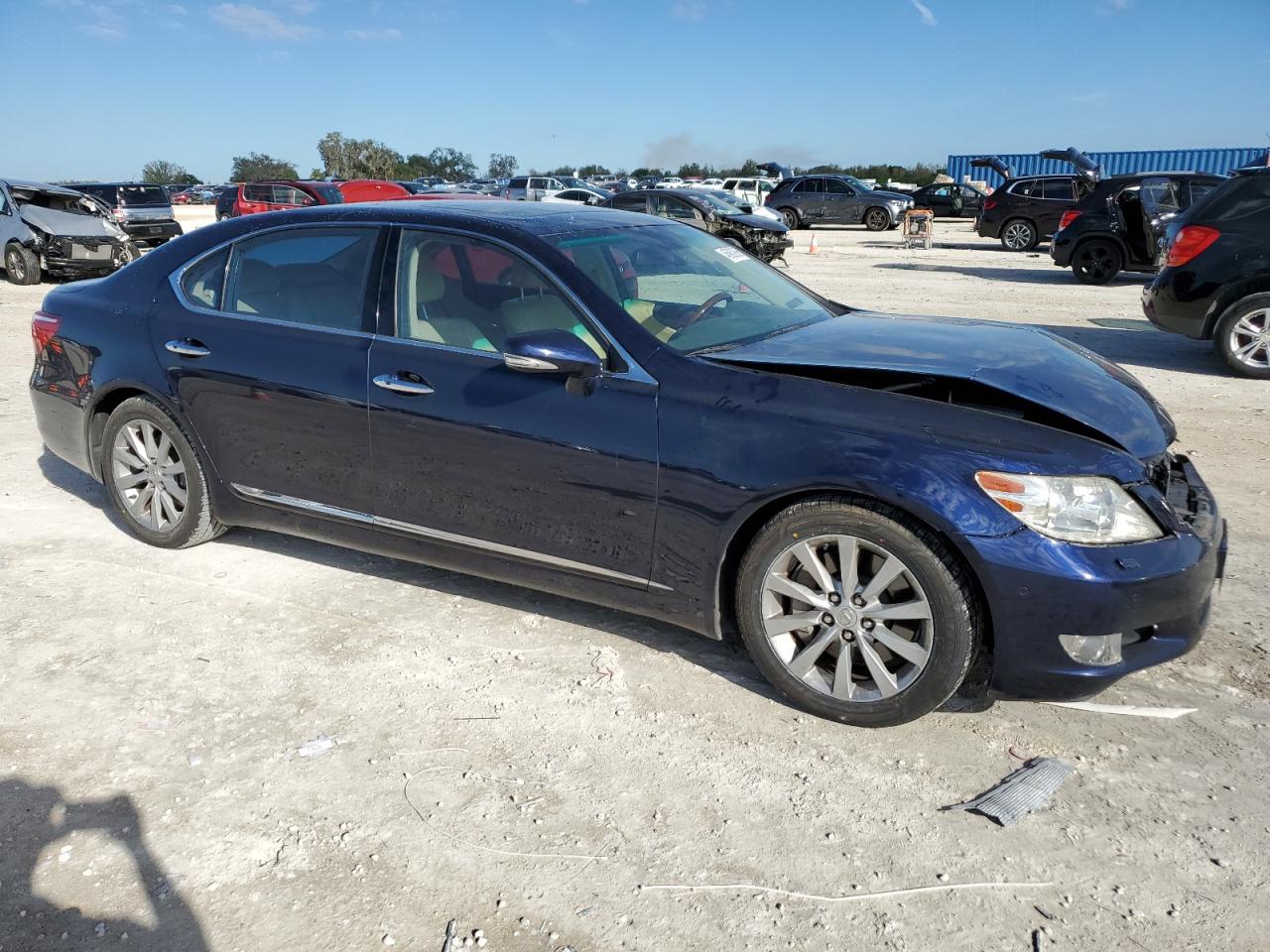 2011 Lexus LS VIN JTHDL5EF4B5003653 Copart auction photo, front end damage thumbnail 4