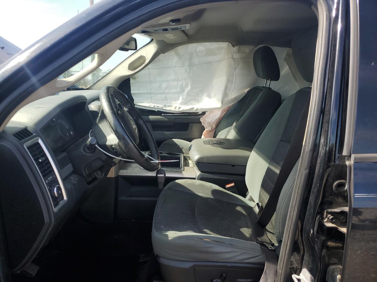 2014 RAM 1500 VIN 1C6RR6LT5ES229475 Copart auction photo, front end / side damage thumbnail 7