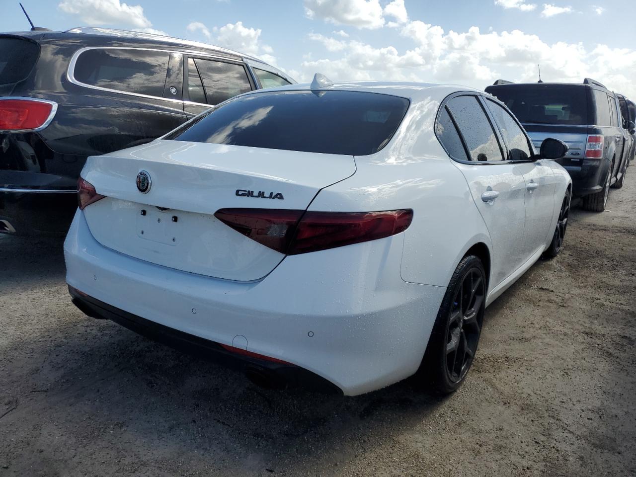 2019 Alfa Romeo Giulia VIN ZARFAMAN0K7619531 Copart auction photo, water/flood damage thumbnail 3