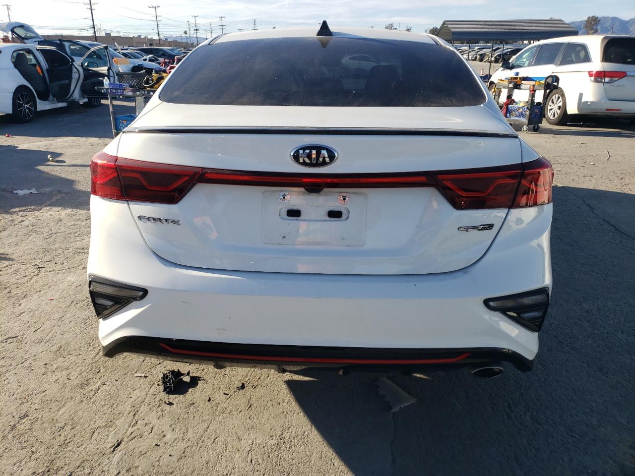 2021 KIA Forte VIN 3KPF34AD6ME373647 Copart auction photo, front end damage thumbnail 6