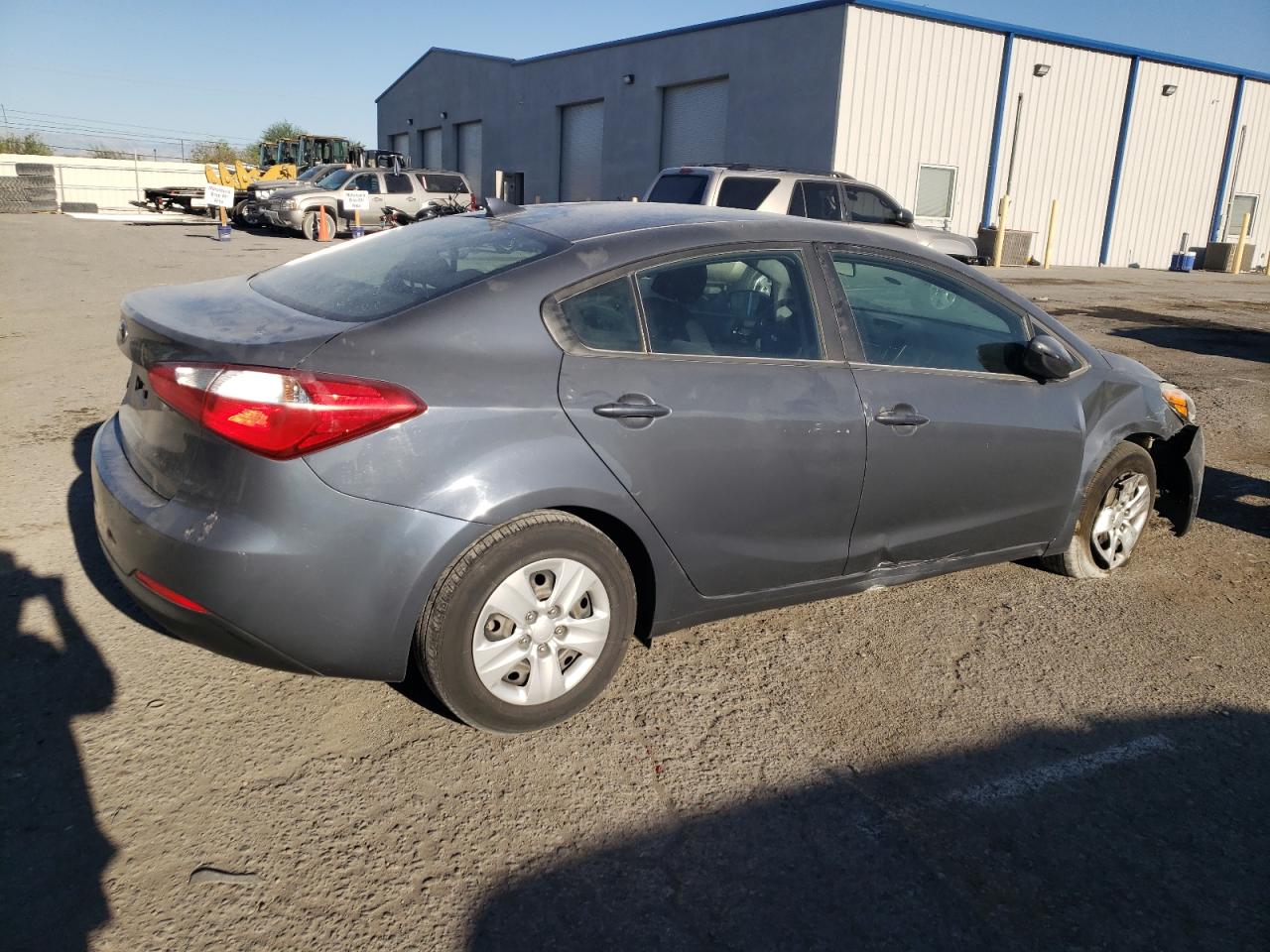 2016 KIA Forte VIN KNAFK4A69G5577411 Copart auction photo, front end damage thumbnail 3