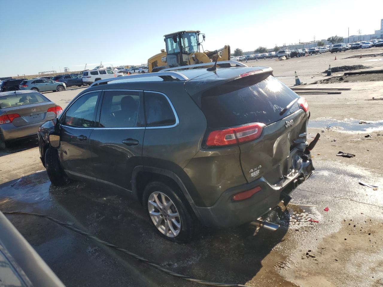 2014 Jeep Grand Cherokee VIN 1C4PJLCS3EW238228 Copart auction photo, all over damage thumbnail 2
