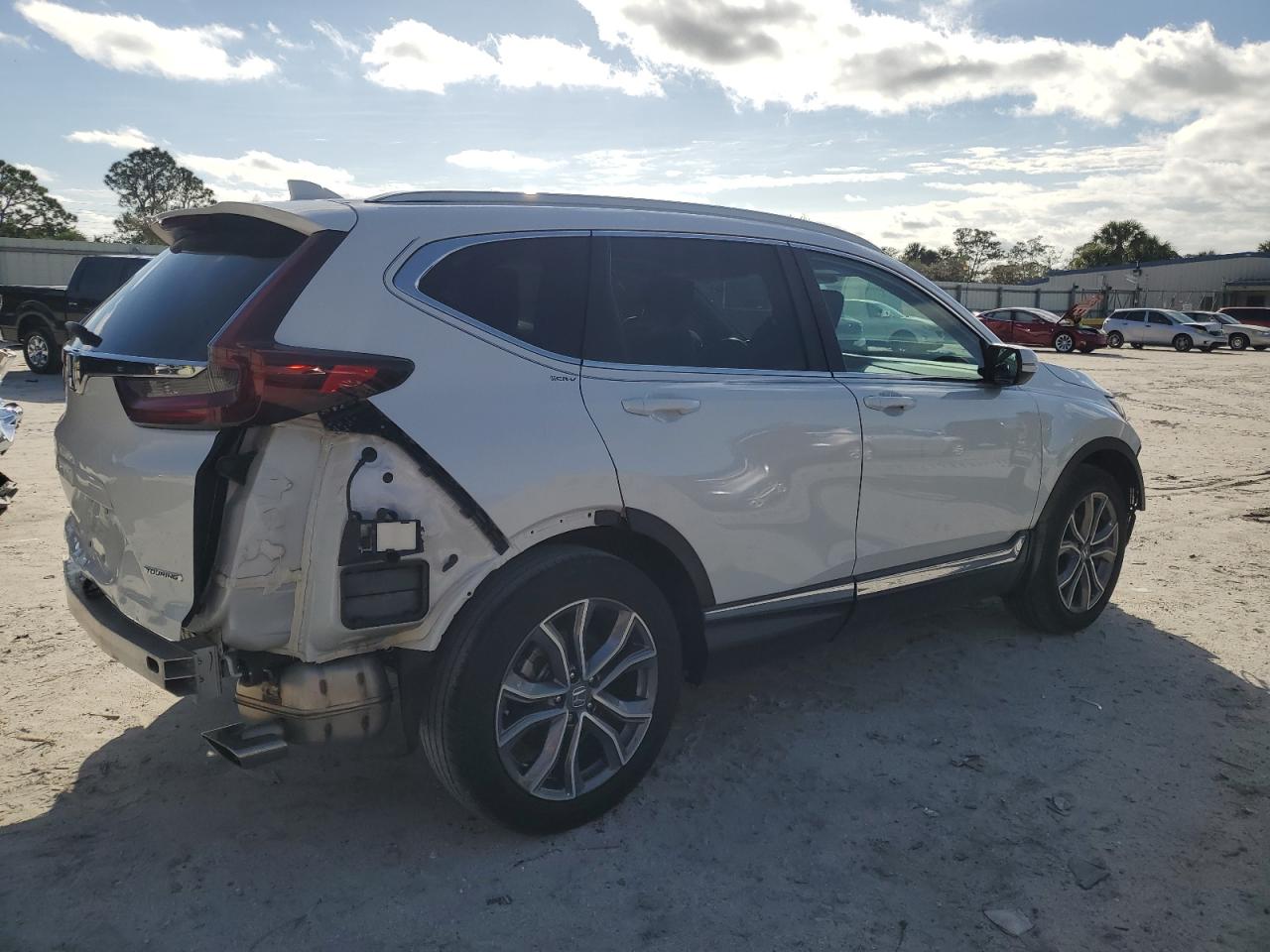 2021 Honda CR-V VIN 5J6RW1H95ML001979 Copart auction photo, rear end / front end damage thumbnail 3