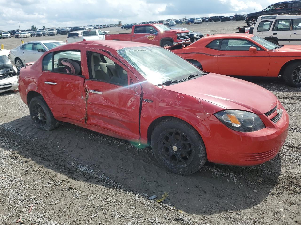 2005 Chevrolet Cobalt VIN 1G1AK52F257561479 Copart auction photo, all over damage thumbnail 4