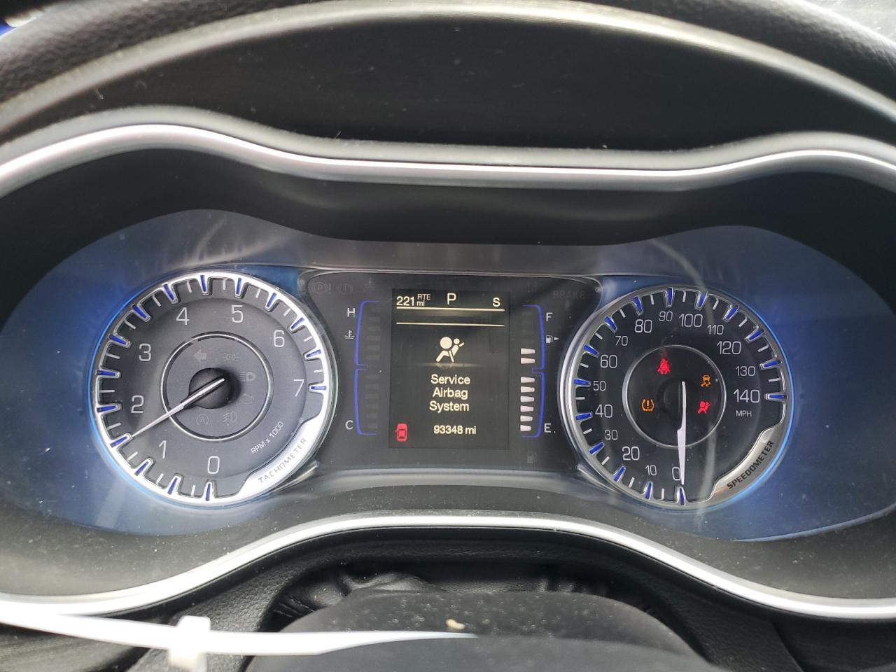 2015 Chrysler 200 VIN 1C3CCCAB2FN505303 Copart auction photo, front end / frame damage damage thumbnail 9