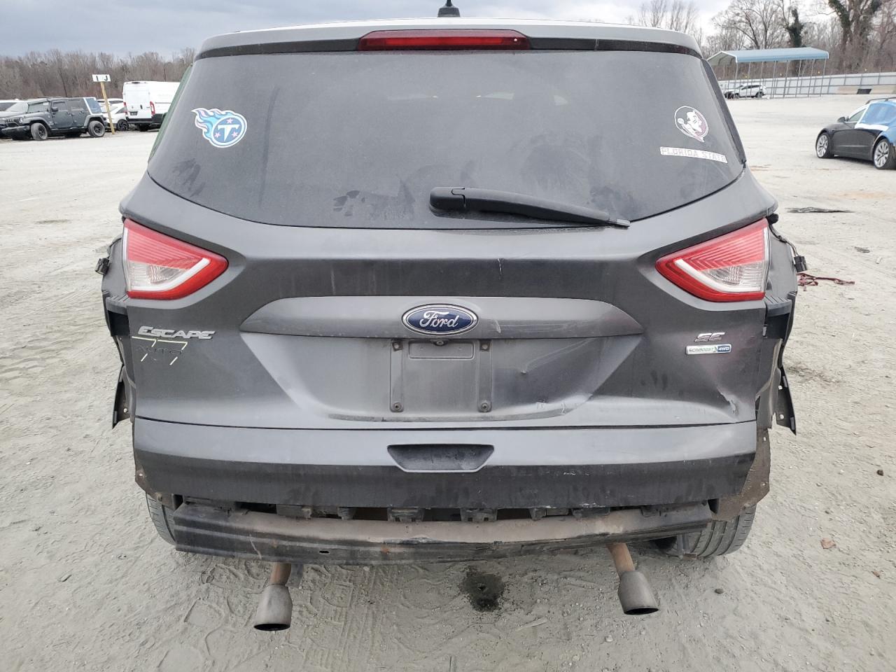 2015 Ford Escape VIN 1FMCU9G93FUB55942 Copart auction photo, rear end damage thumbnail 6