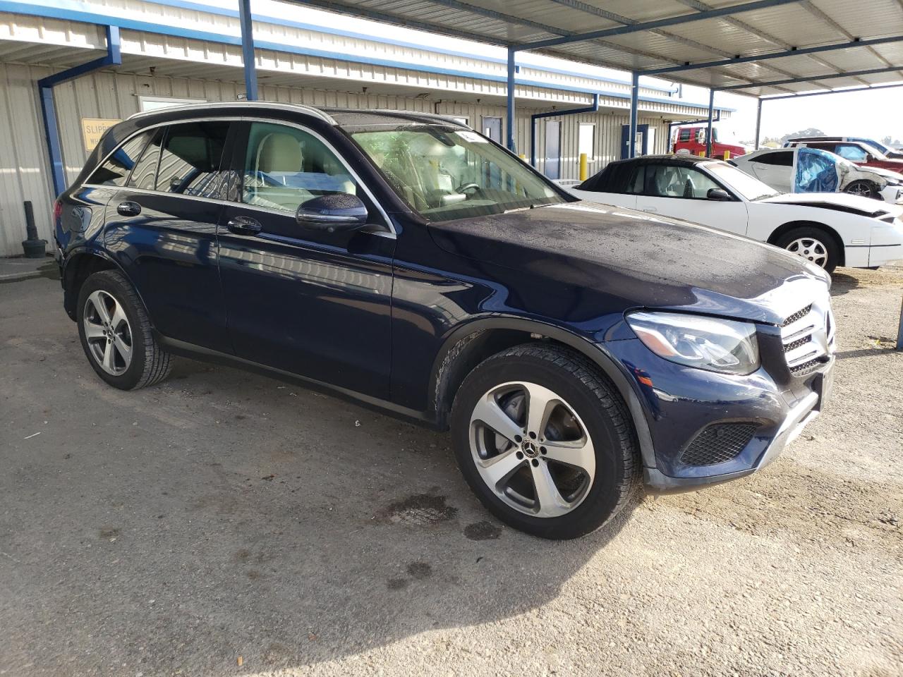 2019 Mercedes-Benz GLC VIN WDC0G4KB8KV165005 Copart auction photo, rear end damage thumbnail 4