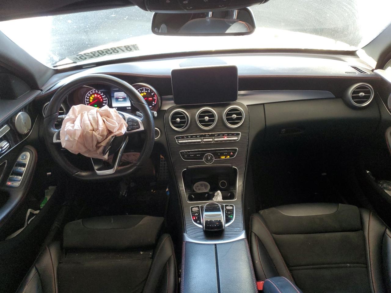 2017 Mercedes-Benz C-klasse VIN 55SWF6EB7HU209463 Copart auction photo, front end damage thumbnail 8