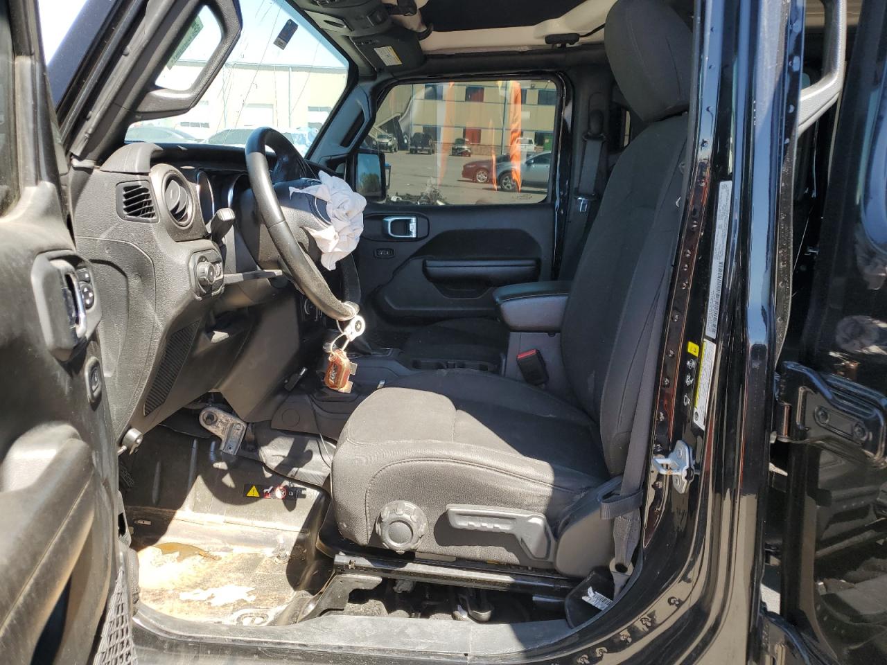 2021 Jeep Wrangler VIN 1C4HJXDM0MW652108 Copart auction photo, front end damage thumbnail 7