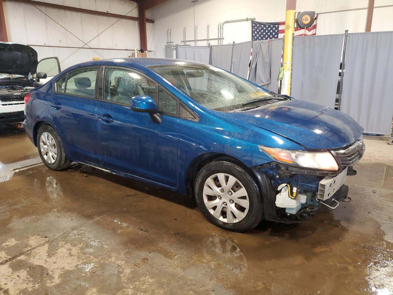 2012 Honda Civic VIN 2HGFB2F52CH561093 Copart auction photo, front end damage thumbnail 4