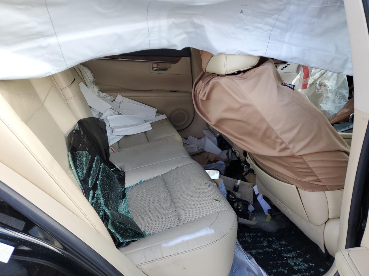 2013 Lexus ES VIN JTHBW1GG6D2014722 Copart auction photo, front end / side damage thumbnail 11