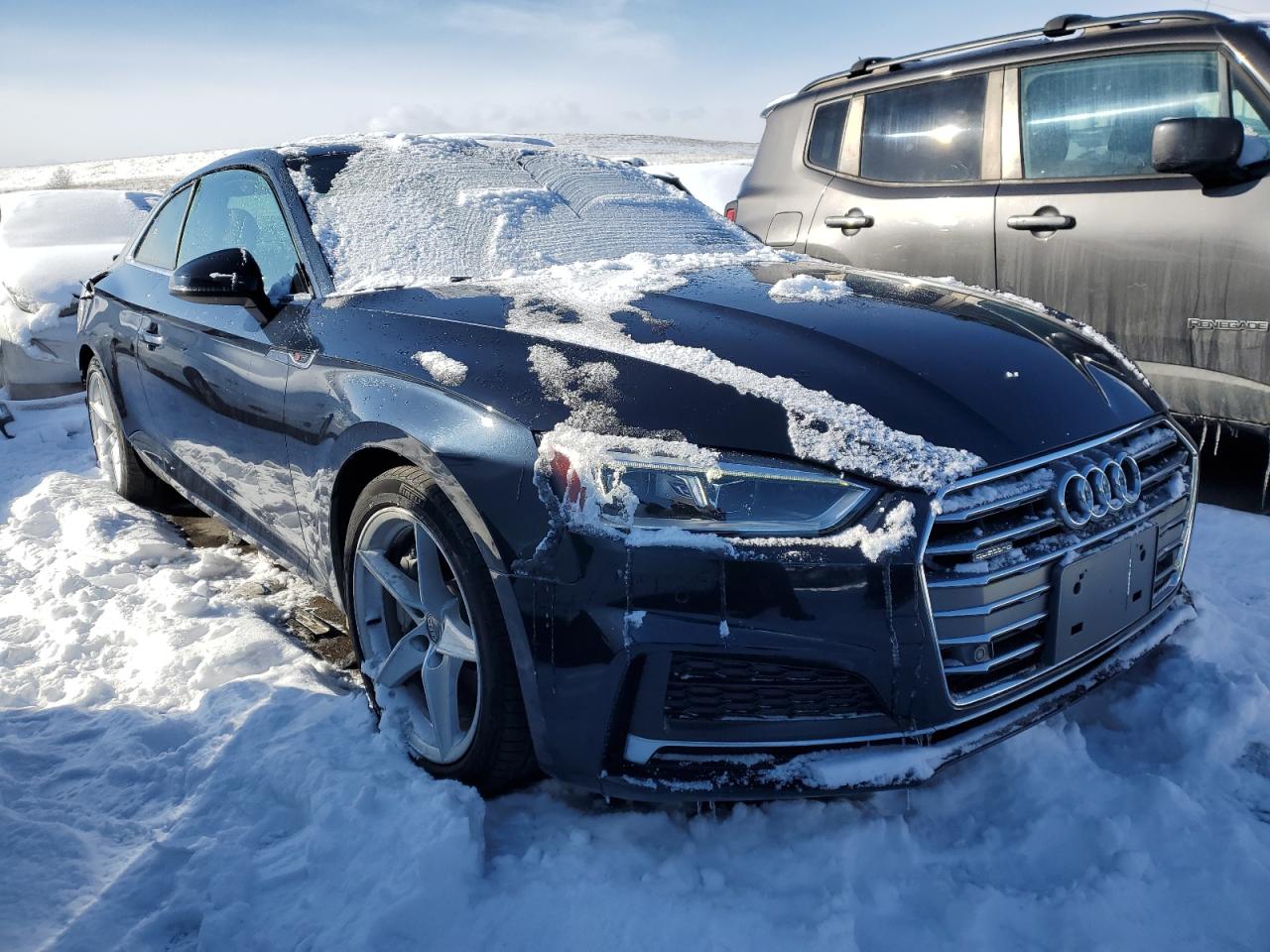 2018 Audi A5 VIN WAUTNAF51JA033671 Copart auction photo, rear end damage thumbnail 4