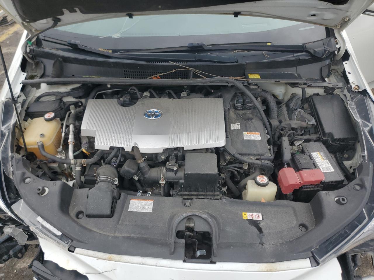 2017 Toyota Prius VIN JTDKARFUXH3049723 Copart auction photo, front end / rear end damage thumbnail 11
