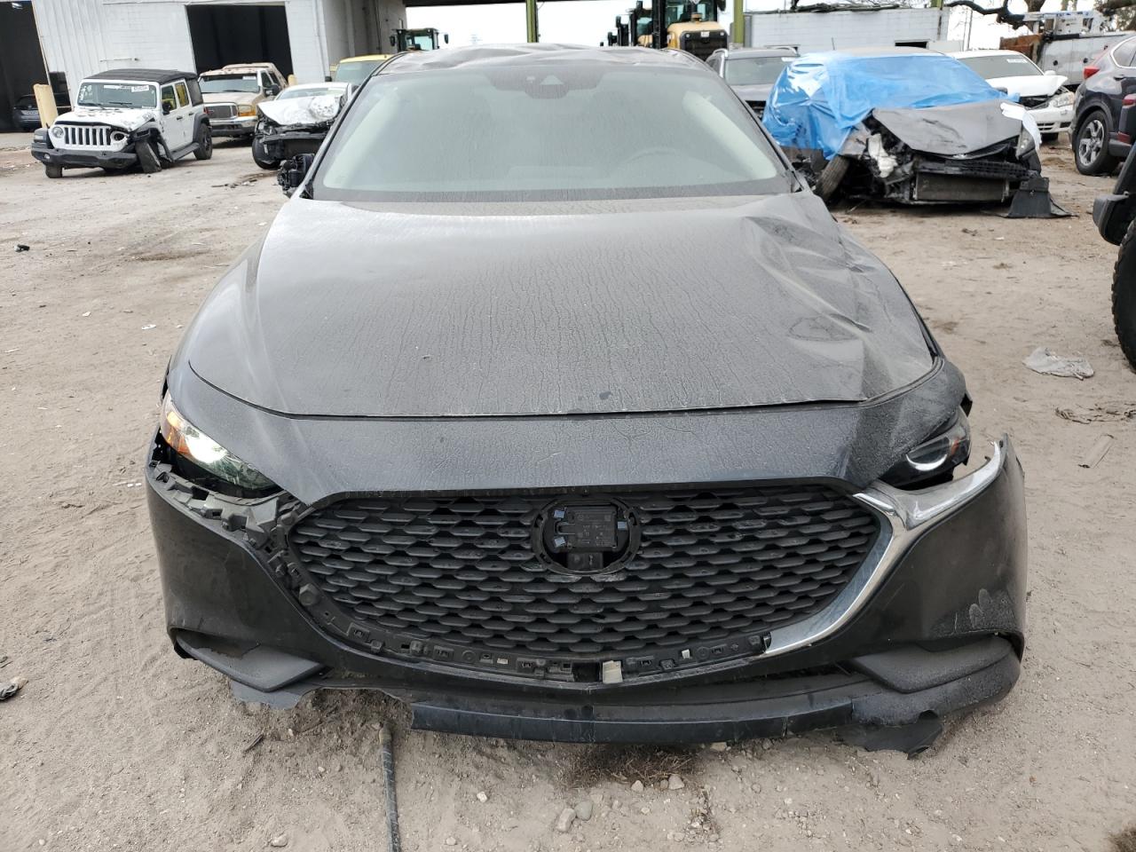 2021 Mazda 3 VIN JM1BPAAL8M1313154 Copart auction photo, rollover / top/roof damage thumbnail 5