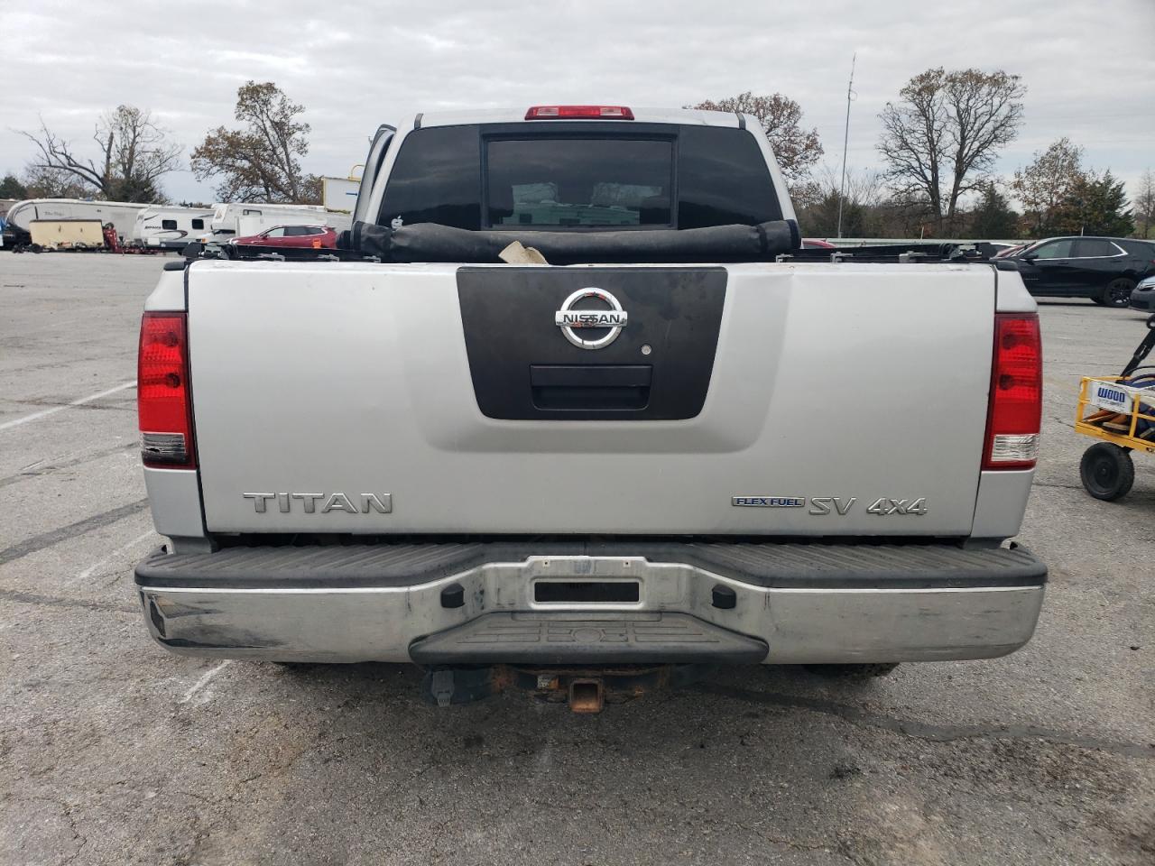 2011 Nissan Titan VIN 1N6BA0EJ9BN310352 Copart auction photo, front end / side damage thumbnail 6