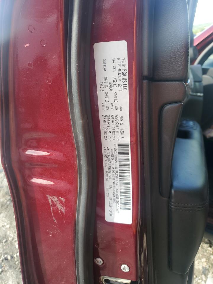 2018 Jeep Grand Cherokee VIN 1C4RJFBG8JC248983 Copart auction photo, all over damage thumbnail 13